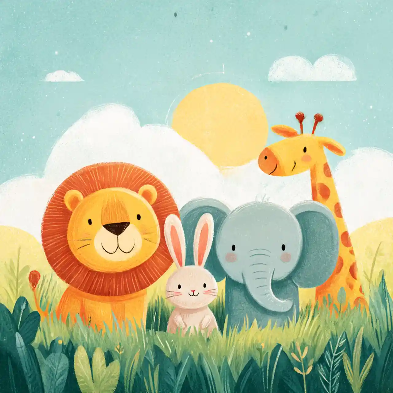 Home 9 happy animals playing in a sunny meadow 11 11 2025